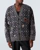 Wales Bonner Wales Bonner Sibling oversized wool cardigan - 3