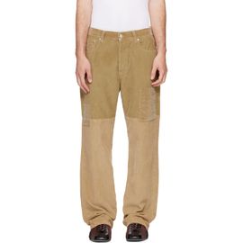 Wales Bonner Wales Bonner Tan Sissoo Trousers