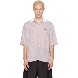 Wales Bonner Wales Bonner White & Red Bask Polo