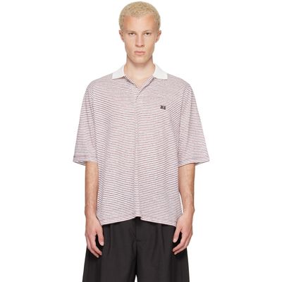 Wales Bonner Wales Bonner White & Red Bask Polo