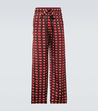 Wales Bonner Wales Bonner x Lubaina Himid checked pants