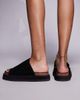 WALK LONDON Walk London Barca Velcro Mule in black - 3