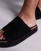 WALK LONDON Walk London Barca Velcro Mule in black - 4