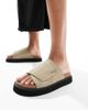 WALK LONDON Walk London Barca Velcro Mule in stone-Neutral - 1
