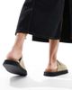 WALK LONDON Walk London Barca Velcro Mule in stone-Neutral - 3