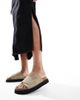 WALK LONDON Walk London Barca Velcro Mule in stone-Neutral - 4