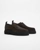 WALK LONDON Walk London Brooklyn apron shoes in brown suede - 4