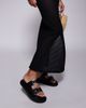 WALK LONDON Walk London Budapest double strap sandals in black embossed leather - 2