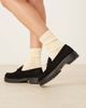 WALK LONDON Walk London Clara Trim loafers in black suede - 3