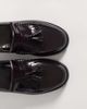 WALK LONDON Walk London Dalston fringe tassel loafers in burgundy smooth leather-Red - 2