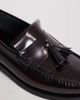 WALK LONDON Walk London Dalston fringe tassel loafers in burgundy smooth leather-Red - 3