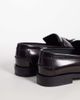 WALK LONDON Walk London Dalston fringe tassel loafers in burgundy smooth leather-Red - 4