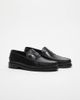 WALK LONDON Walk London Dalston Penny loafers in black embossed leather - 4