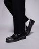 WALK LONDON Walk London Dalston penny loafers in black smooth leather - 1