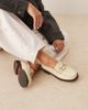 WALK LONDON Walk London Dalston trim loafers in off white - 1