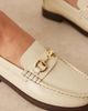 WALK LONDON Walk London Dalston trim loafers in off white - 2