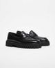 WALK LONDON Walk London Hopper Saddle croc loafers in black - 4