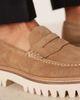 WALK LONDON Walk London Hopper saddle loafers in tan suede-Brown - 3