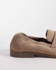WALK LONDON Walk London Naples ruched loafers in stone suede-Neutral - 4