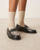 WALK LONDON Walk London Rhea Saddle loafers in snake print-Multi - 1