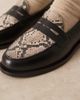 WALK LONDON Walk London Rhea Saddle loafers in snake print-Multi - 2