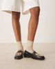 WALK LONDON Walk London Rhea Saddle loafers in zebra print-Multi - 2