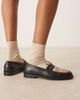 WALK LONDON Walk London Rhea Saddle loafers in zebra print-Multi - 4