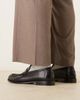 WALK LONDON Walk London Riva rouched loafers in black leather - 3