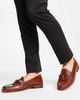 WALK LONDON Walk London Riva tassel loafers in tan leather-Brown - 1