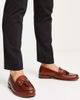 WALK LONDON Walk London Riva tassel loafers in tan leather-Brown - 3