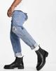 WALK LONDON Walk London sean chunky chelsea boots in black leather - 1