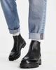 WALK LONDON Walk London sean chunky chelsea boots in black leather - 3