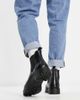 WALK LONDON Walk London sean chunky chelsea boots in black leather - 4