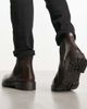 WALK LONDON Walk London sean chunky chelsea boots in brown leather - 3