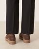 WALK LONDON Walk London Sean tassel loafers in brown suede - 4