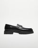 WALK LONDON Walk London Sean trim loafers in black leather - 1