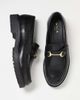 WALK LONDON Walk London Sean trim loafers in black leather - 2