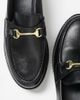 WALK LONDON Walk London Sean trim loafers in black leather - 3