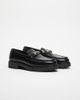 WALK LONDON Walk London Sean trim loafers in black leather - 4