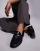 WALK LONDON Walk London Tino tassel loafers in black leather - 2