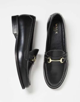 WALK LONDON Walk London Torbole trim loafers in black