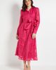 Wallis Wallis Floral Organza Belted Midi Dress - 1