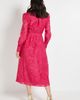 Wallis Wallis Floral Organza Belted Midi Dress - 3
