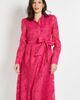 Wallis Wallis Floral Organza Belted Midi Dress - 5