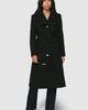 Wallis Wallis Knitted Collar Button Through Wrap Coat - 1