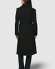 Wallis Wallis Knitted Collar Button Through Wrap Coat - 3