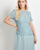 Wallis Wallis Petite Lace Overlay Midi Dress - 2