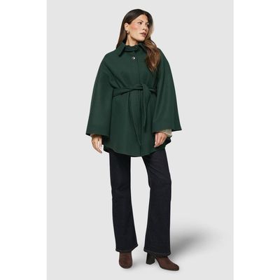 Wallis Wallis Wool Mix Belted Cape