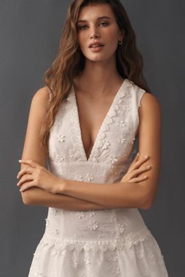 Walter Baker Brandy V-Neck Mini Dress