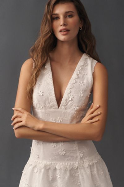 Walter Baker Brandy V-Neck Mini Dress